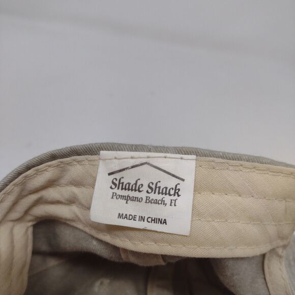 Shade Shack Men's Strapback Hat Gray Green Myrtle Beach South Carolina - Picture 10 of 10